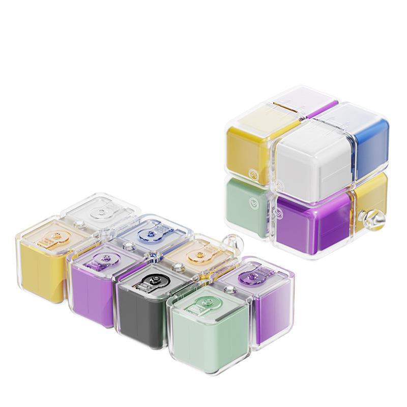 ✨ Compact 4-Grid Pill Storage Box | Airtight Sealed Tablet Divider | Portable Daily Medicine Container for Travel & Pocket💊