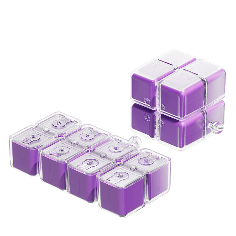 ✨ Compact 4-Grid Pill Storage Box | Airtight Sealed Tablet Divider | Portable Daily Medicine Container for Travel & Pocket💊